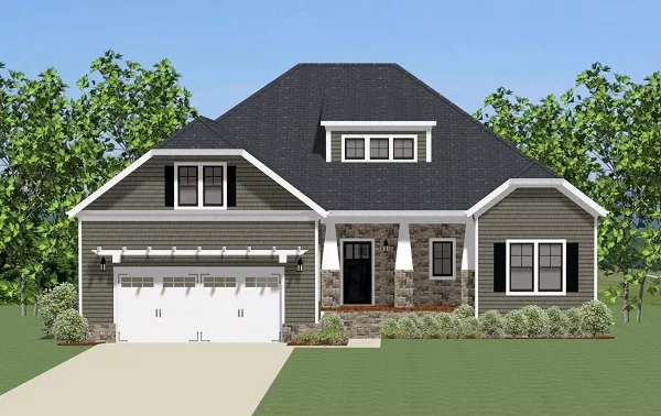 image of ranch house plan 9653